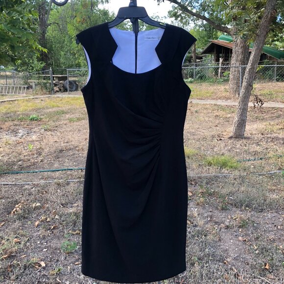 Calvin Klein Black Sleeveless Dress, Size 10 - Picture 1 of 10